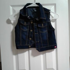 Girls Limited Too denim vest